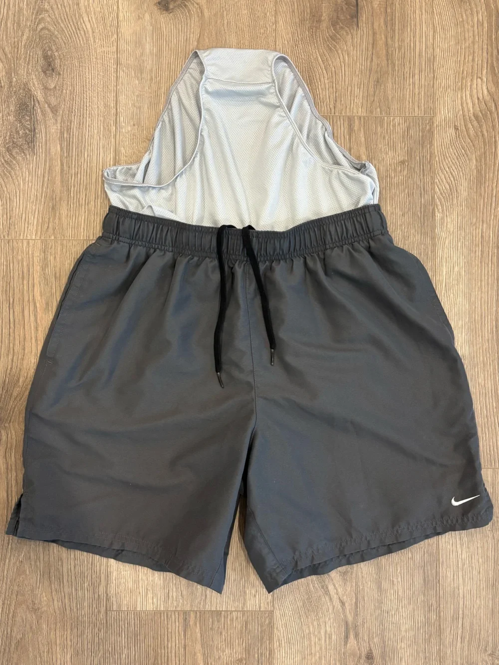Nike Dark Grey Lined Volley Shorts 6.5”